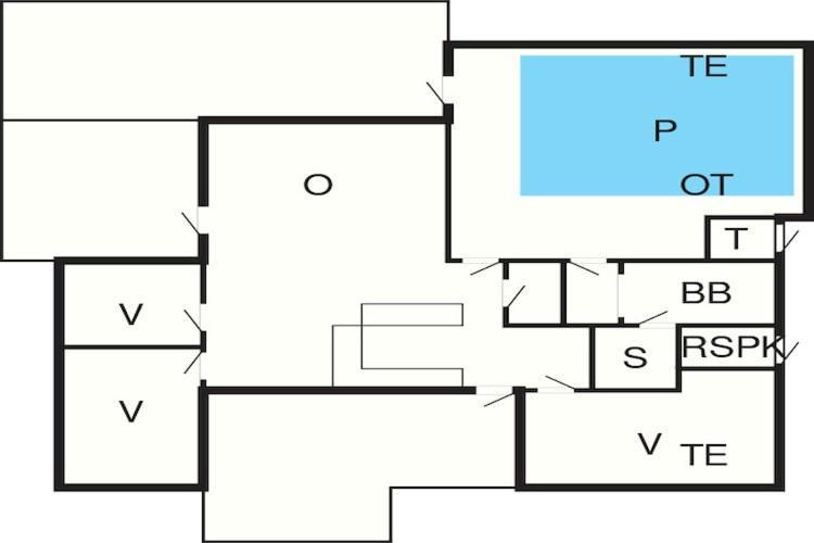8 Person Holiday Home In Bindslev Eksteriør bilde